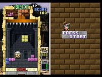 une photo d'Ã©cran de Tetris Plus sur Sega Saturn